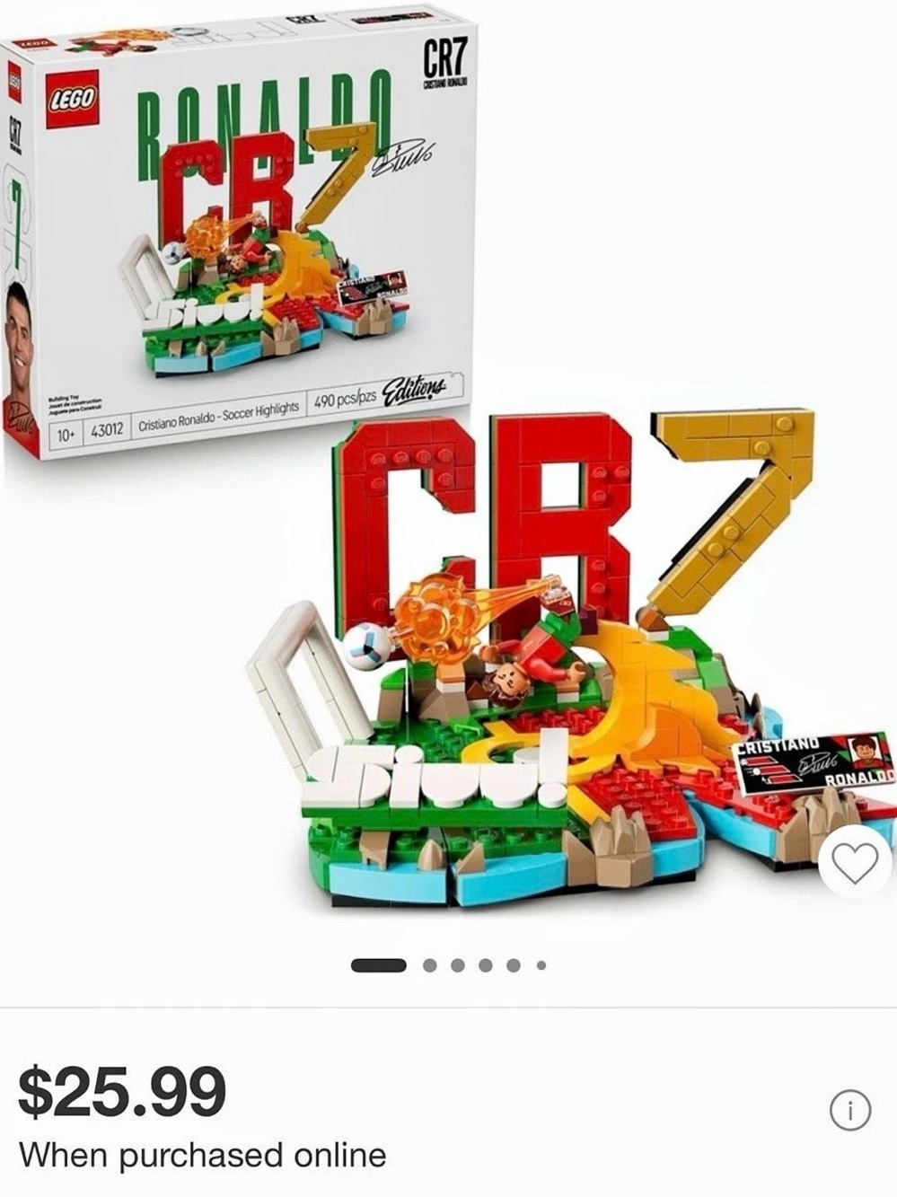 LEGO Ronaldo CR7 Building Set